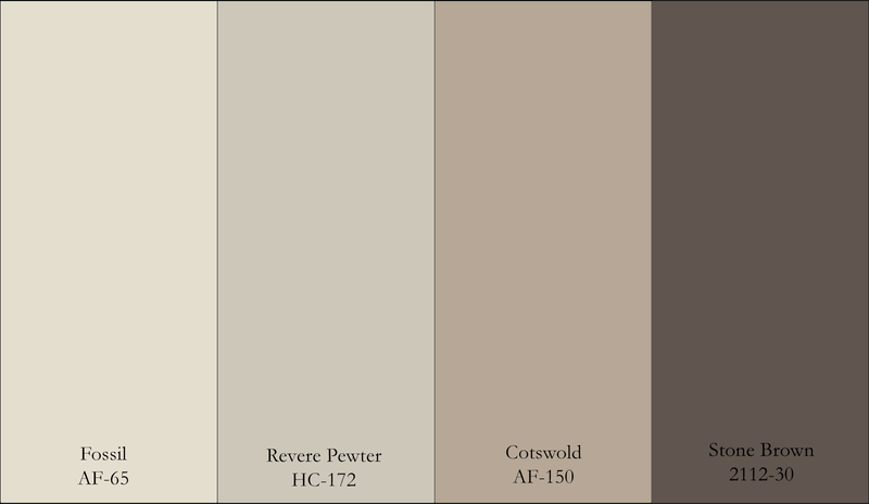 Monochromatic beige and brown