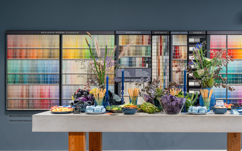 Presentation at Benjamin Moore store